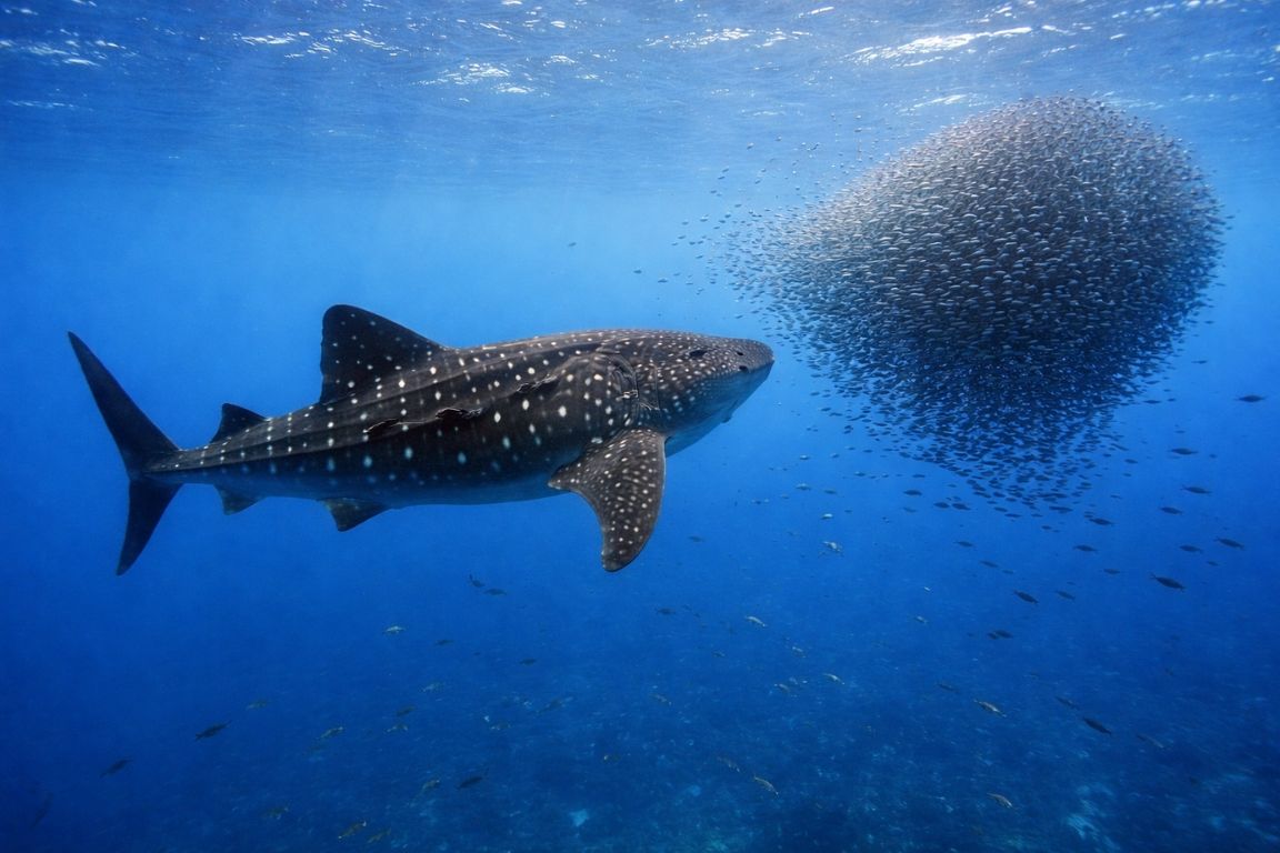 Squalo balena in Cozumel Snorkeling Tours